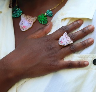 bague collier leopard 01