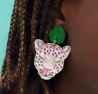 boucles d oreilles leopard 05