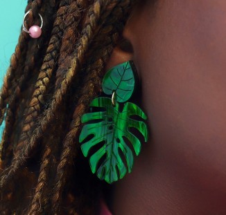 boucles d oreilles monstera tropical 03