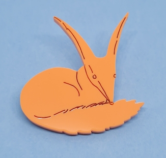 broche renard du petit prince 01
