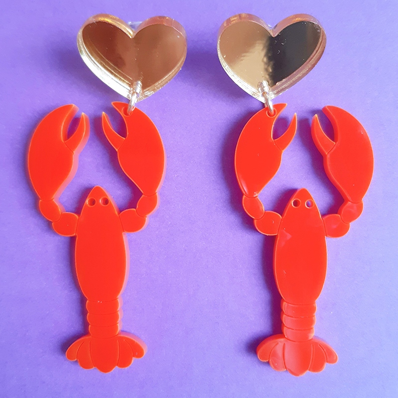 Boucles d'oreilles Lobsters Lovers