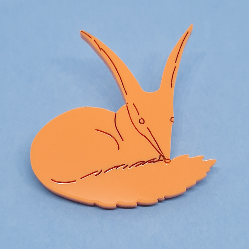 broche renard du petit prince 01