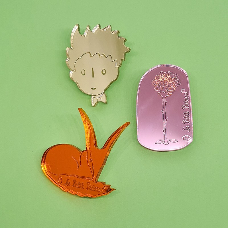 pins le petit prince le renard la rose