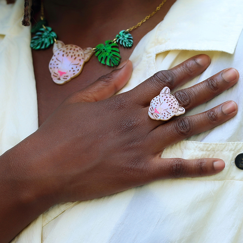bague collier leopard 01