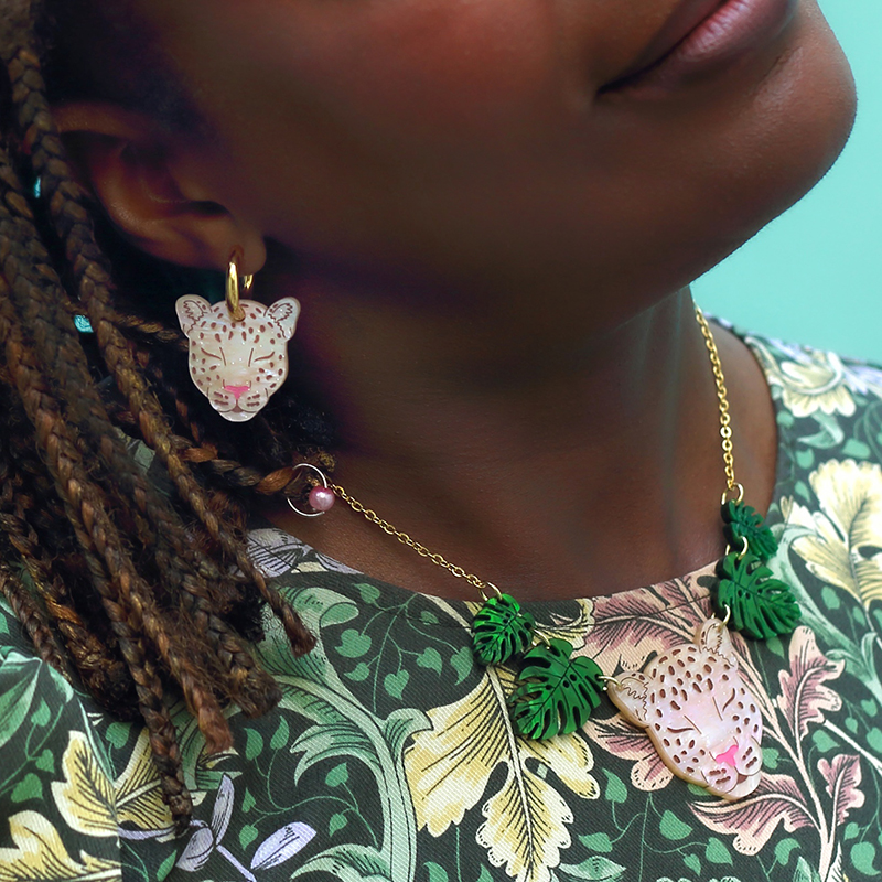 creoles collier leopard 02