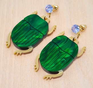 boucles d'oreilles chrysina