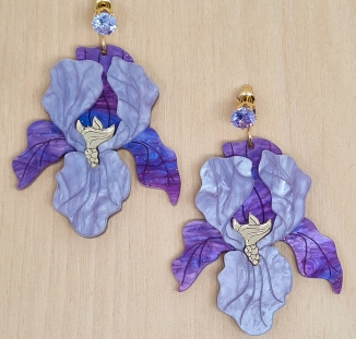 boucles d'oreilles iris 2