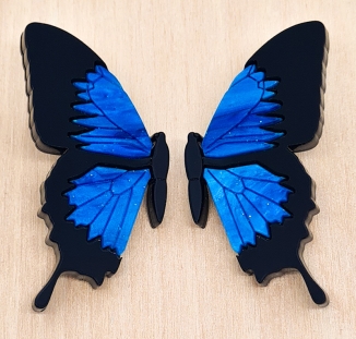 boucles d'oreilles morpho