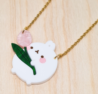 collier molang et les tulipes