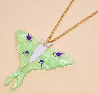 collier papillon de lune 1