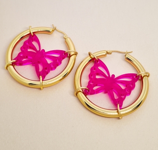 creoles butterfly rose